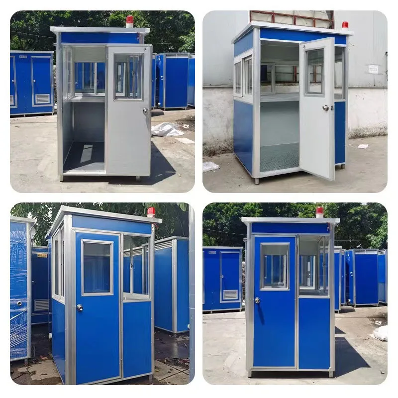 WinFair Tiny House Guard Shack Steel Structure Suppliers Color Steel Sentry Box Customization Guard House For Sale