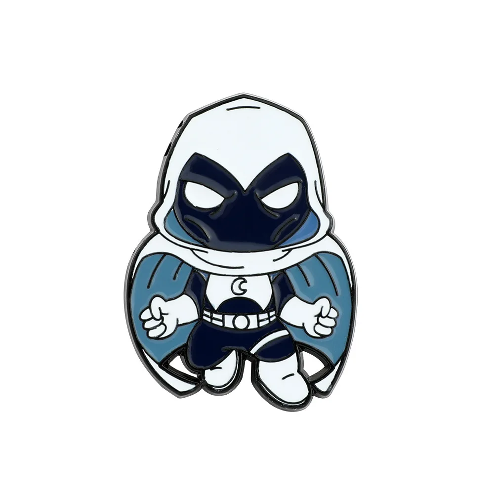 Hot Selling Marvel Film Brooch Moonlight Knight Scarlet Witch Loki Enamel Pin Metal Pins