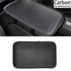 Armrest Box Cover Pad Case Protector Console Lid Protective Cover Universal car Memory Foam PU Leather  Car Center Console