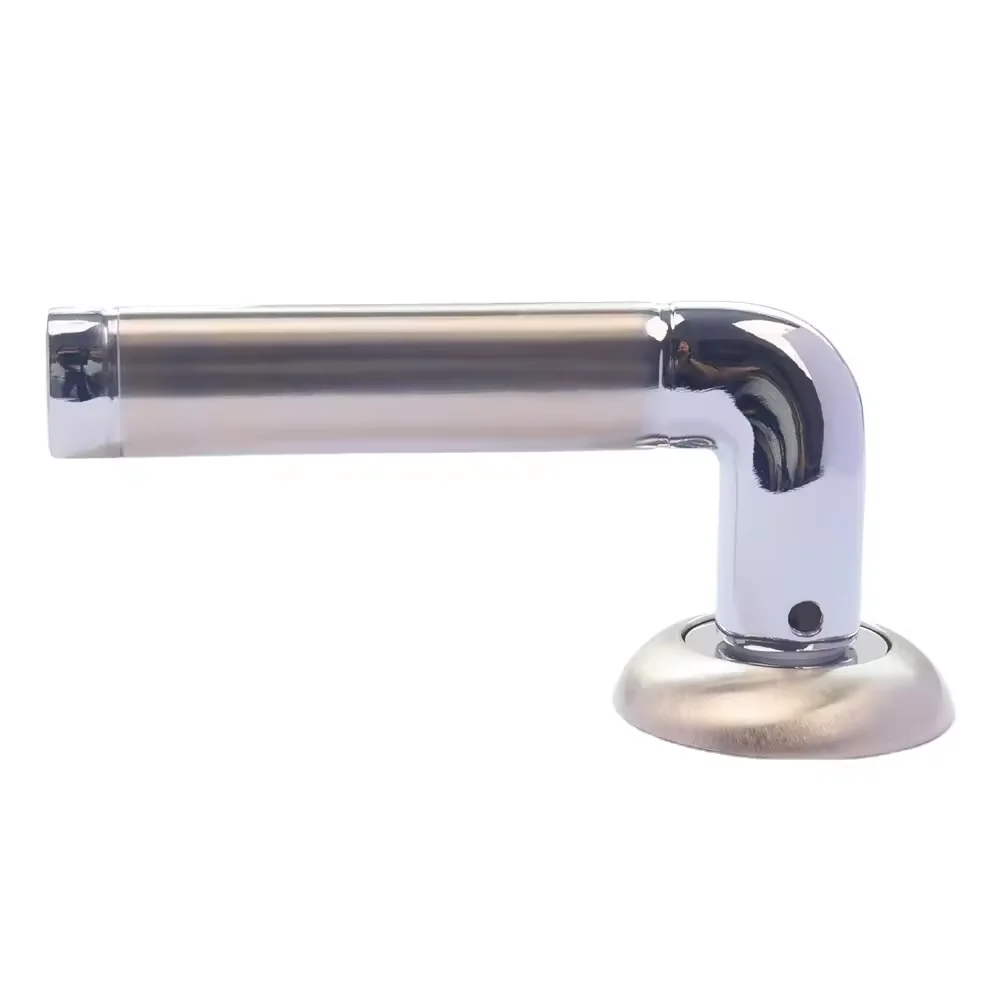 ONLEE Door Rosette Handle NP+BSN Round Rosette Aluminium Handle Lock Round Shape Rosette With Plate Suitable for Home Off