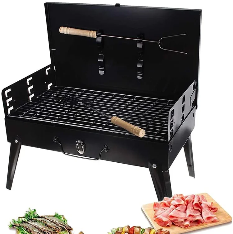 high quality Outdoor small family camping durable Charcoal Barbecue Tool Set Compact Design Bbq Grill