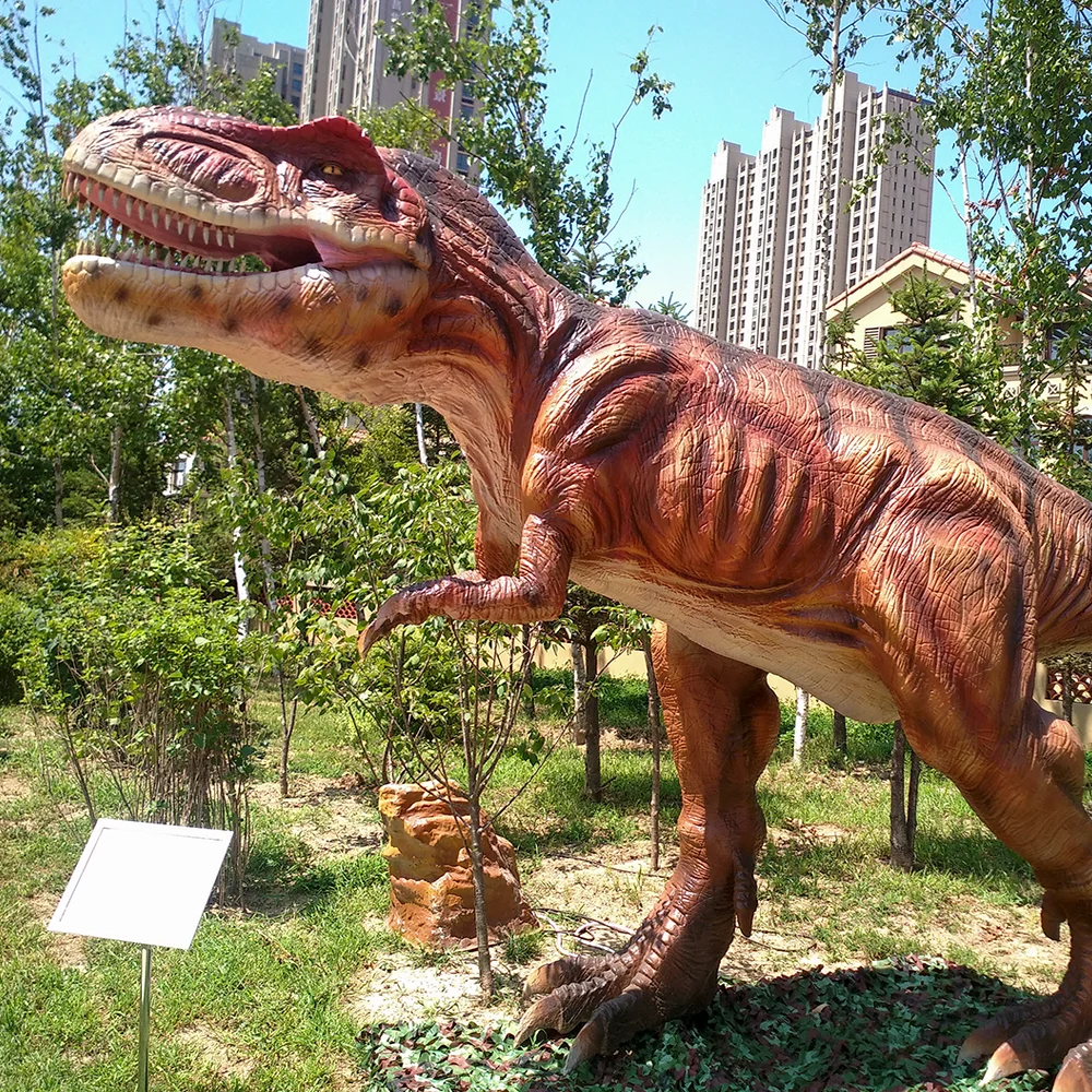 Hot Sale 3D Customized Simulation Animatronic Tyrannosuarus with Sound for Halloween