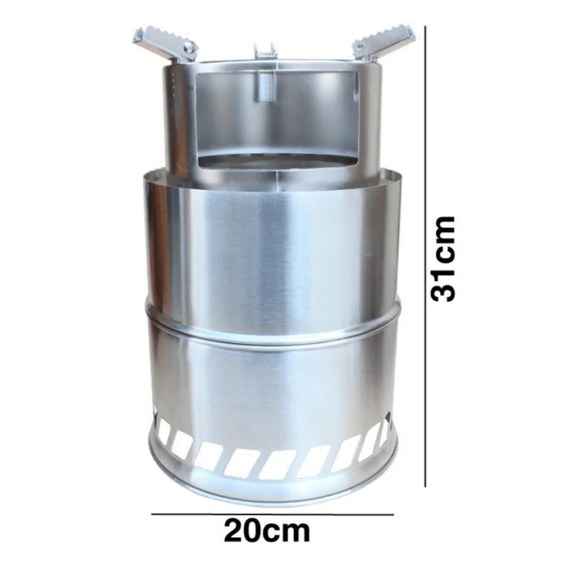 Polar Everest Fire Pit Camping Stove Smokeless Outdoor Garden Portable Assembled Table Top Wood Burning Alcohol Gas Stove