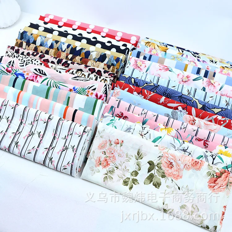 Тонкая Водонепроницаемая Гавайская ткань из полиэстера персикового цвета с принтом для мужских пляжных брюк