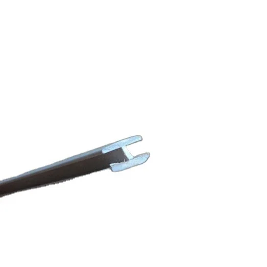 White customized plastic curtain sliding track