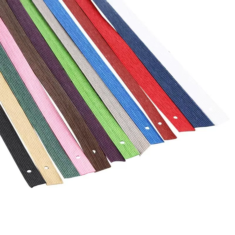 Polymorphic 100% paper flat paper string for paper bags or handmade handles