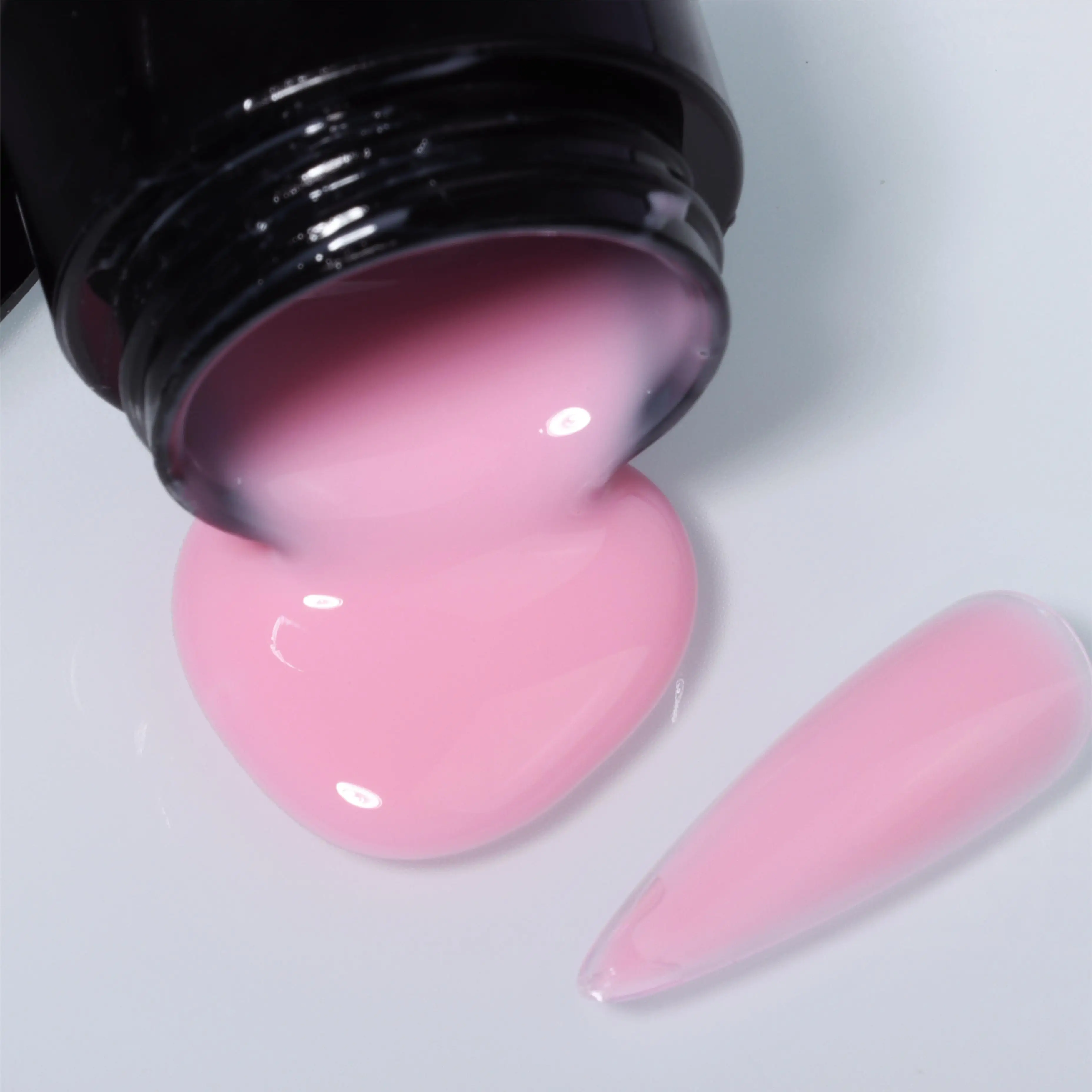 KNC Private Label 15ml  Nail Building Gel  Extension Nail Gel Hard Jelly UV Gel in Jar