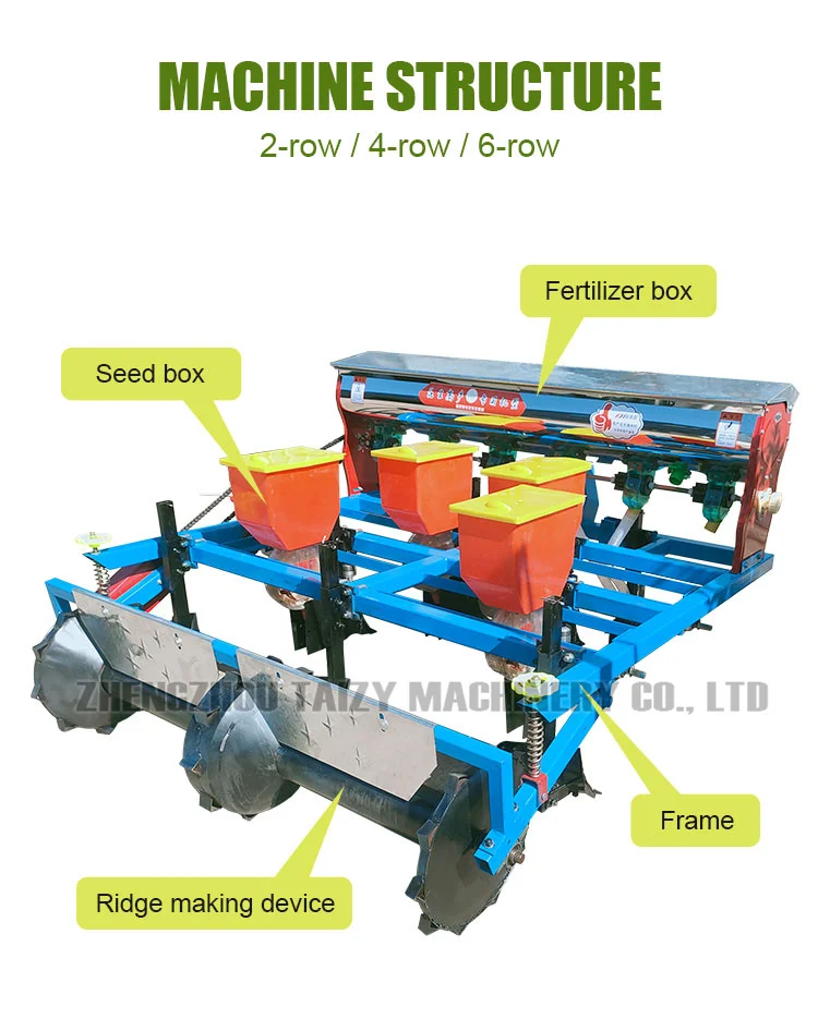 4 Rows Peanut Planting Machine Peanut Planter Seeder for Sale