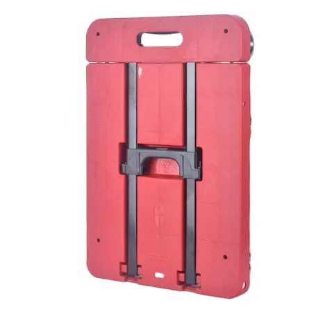 Portable can carry 180kg  flat-panel hand push airport luggage cart