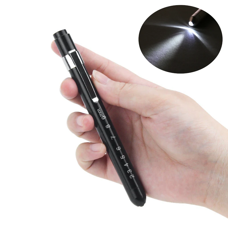 Medical Diagnostic Pen Light with Pupil Gauge For Nurses Doctors Nursing Students