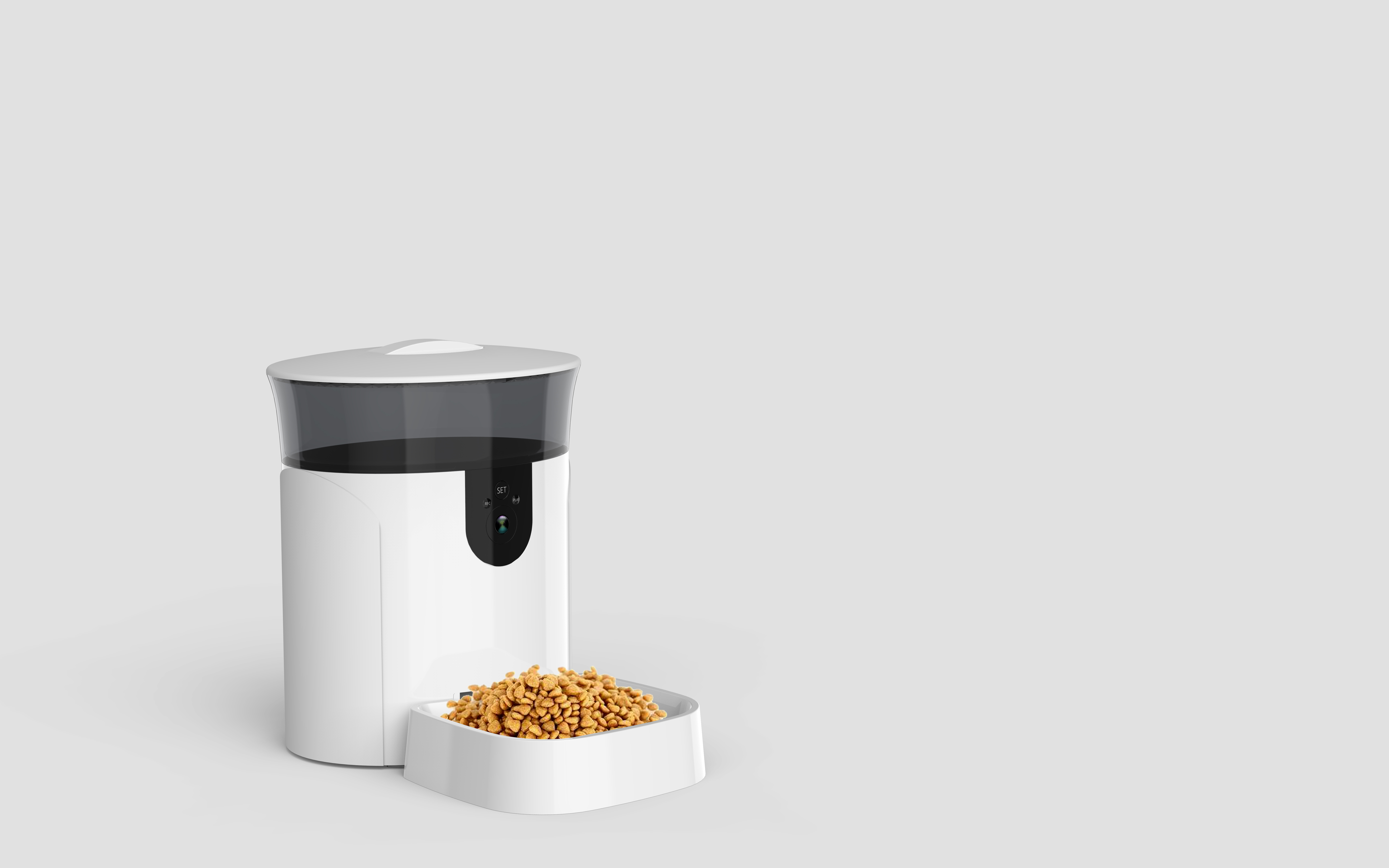 TUYA White Timing Feeding Support Smart Automatic WiFi  Auto Timer Pet Feeder