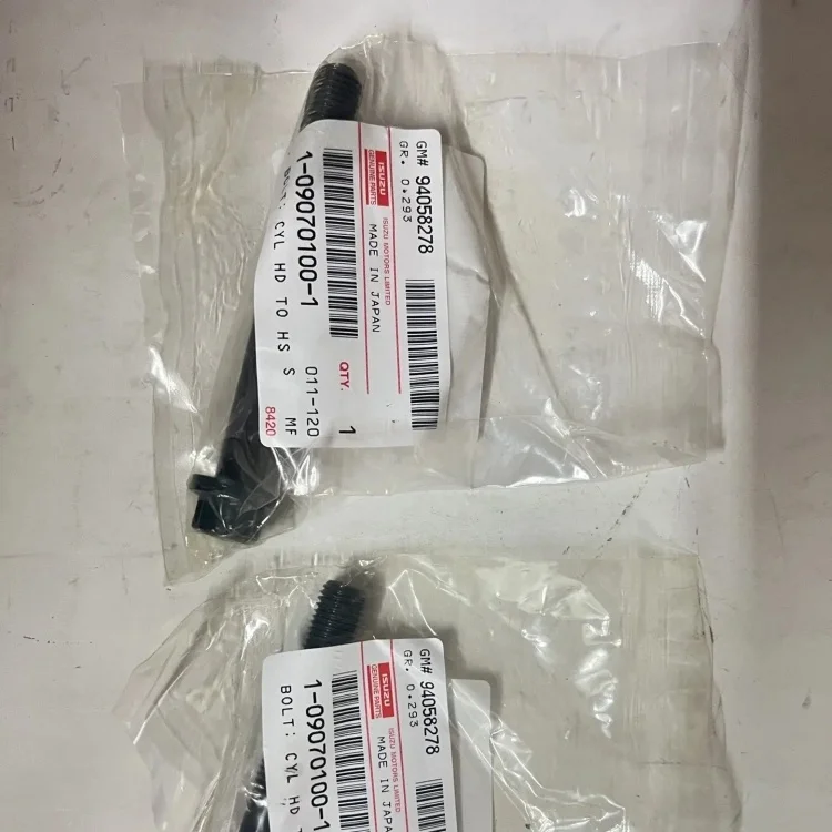 Винты выпускного коллектора для ISUZU 6BG1 6BD1 9-09630026-0 9096300260 строительной техники дизельный двигатель запчасти