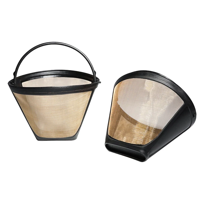 Reusable No.4 Cone Style KRUPS Reusable Coffee Filter Replaces Your F0494210 Permanent Coffee Filter for KRUPS Machines