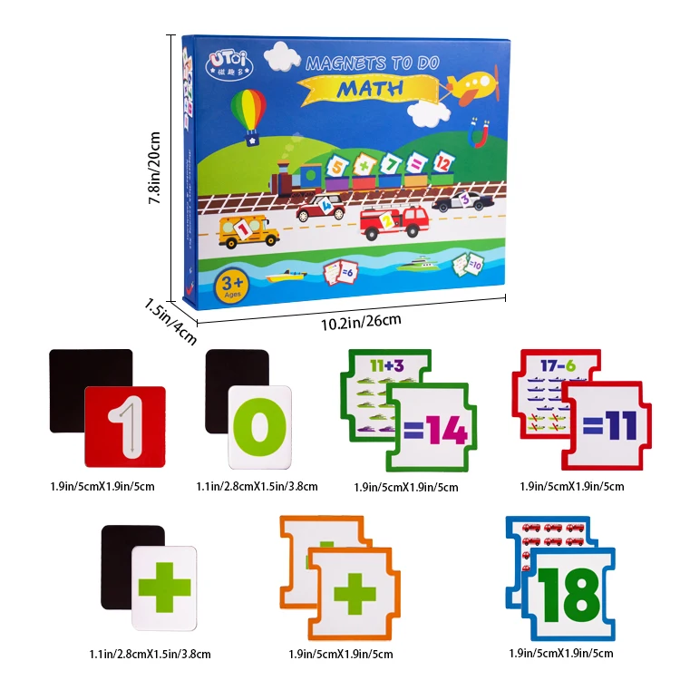 Magnet To Do Math Magnetic Educational Puzzle Toy for Kids