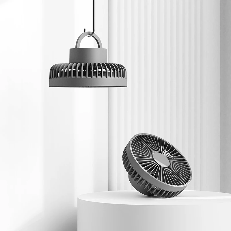 New arrivals Desktop Fan Portable Rechargeable Usb Tripod Fan  Powerful Air Cooler Stand Ceiling Camping Fan