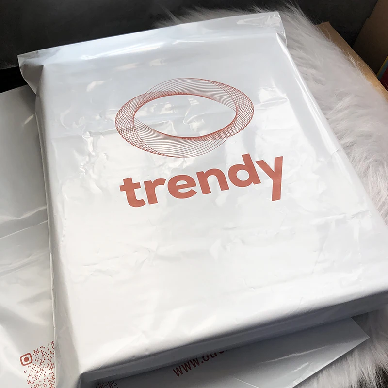 White Biodegradable Mail Shipping Packaging Mailing Shipping bag For Clothing Packaging Product