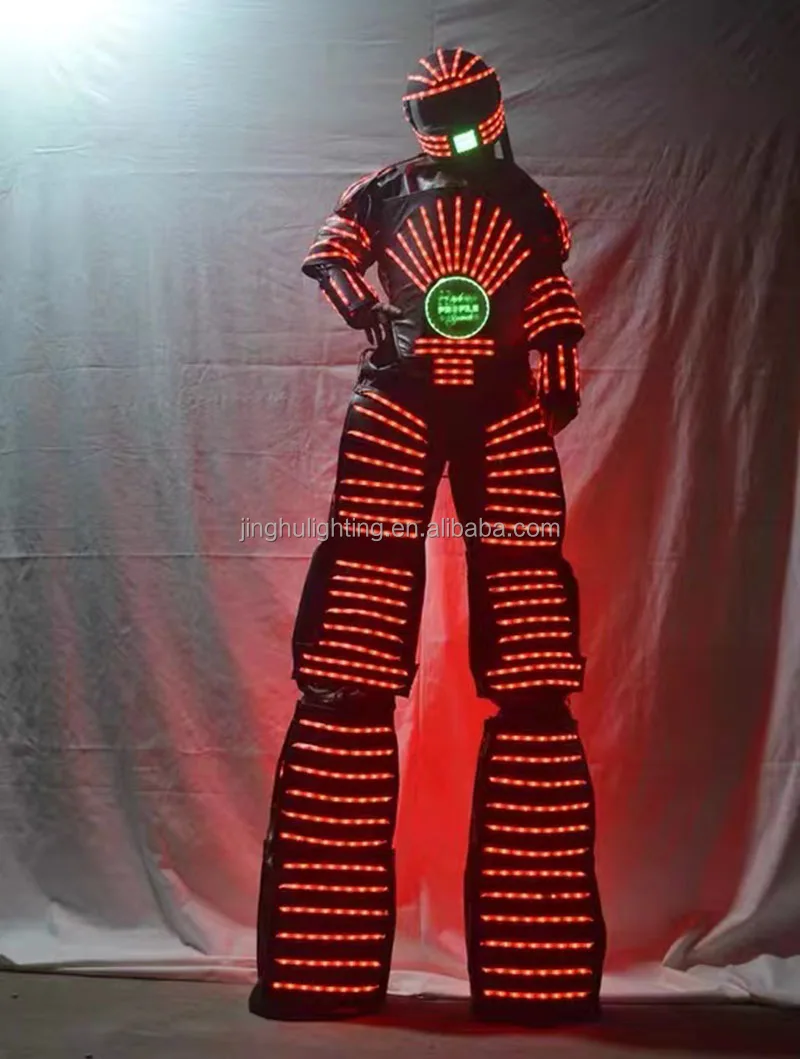 LED Stilts Walker Battery Robot Costume Hot Sale Clothing for TV Show/Event Party