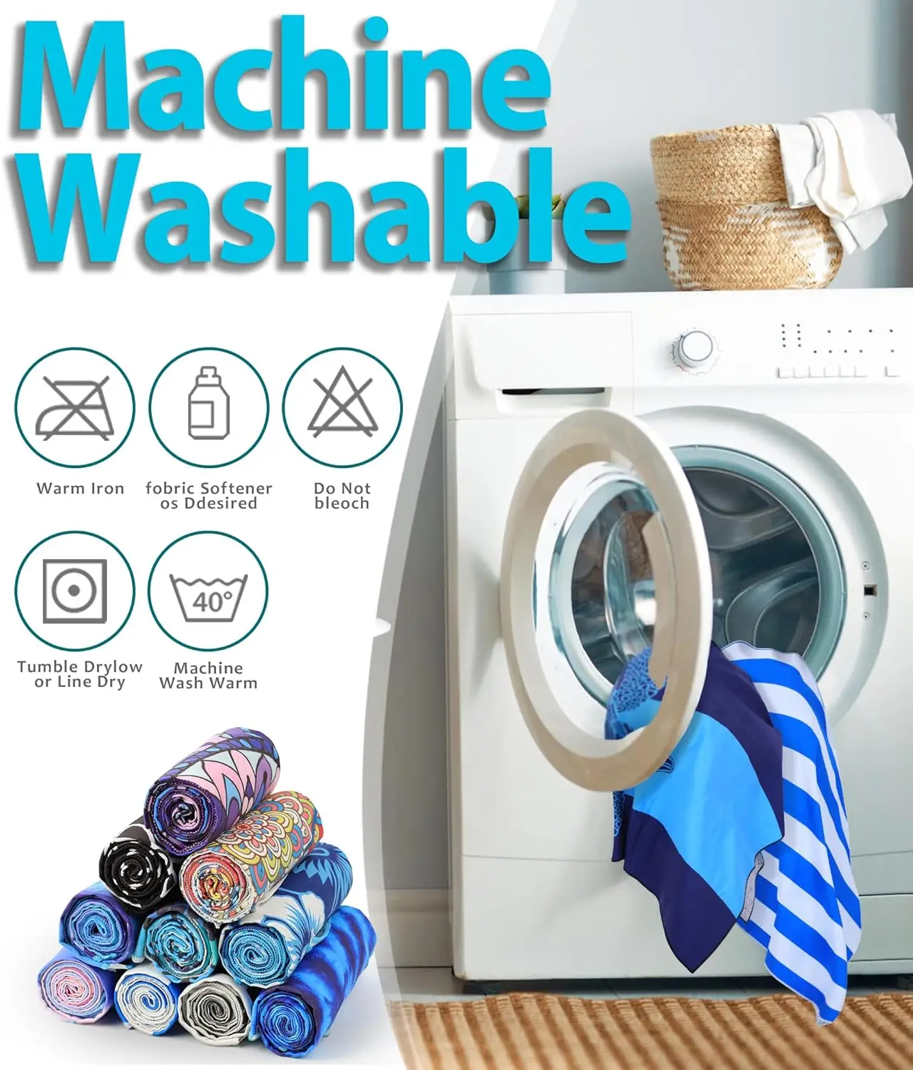 New Design Rpet Suede Waffle Microfiber Beach Towel With Digital Printing Velour Cotton Beach Towel Custom Logo