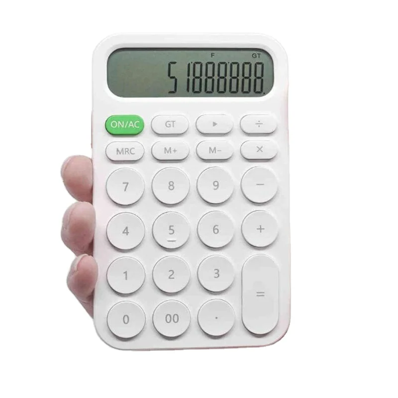 Xiaomi MIIIW 12 Digit Electronic Calculator Simple Design LED Display Calculation Tool for Office Working Student