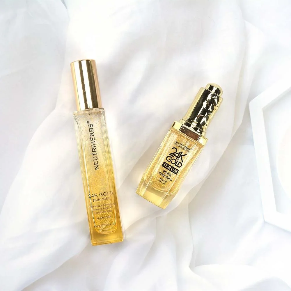 Neutriherbs Skincare 24K Gold Mist Face Moisturizing Glowing Rose Facial Mist