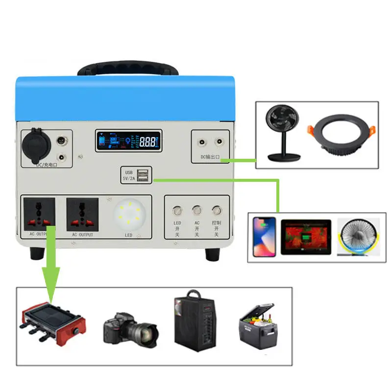 Power Generator 1500W Portable Power Supply 12.8v/150ah 1920ah 110V220V Lifepo4 Power Station Homeuse Outdoor Camping MPPT JN