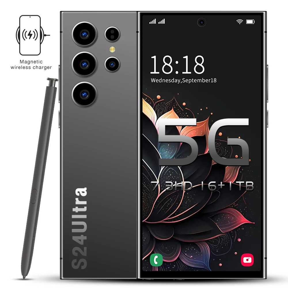 S24 Ultra beauty camera best selling factory price version gaming mobile phone new original 3g 4g 5g smartphone