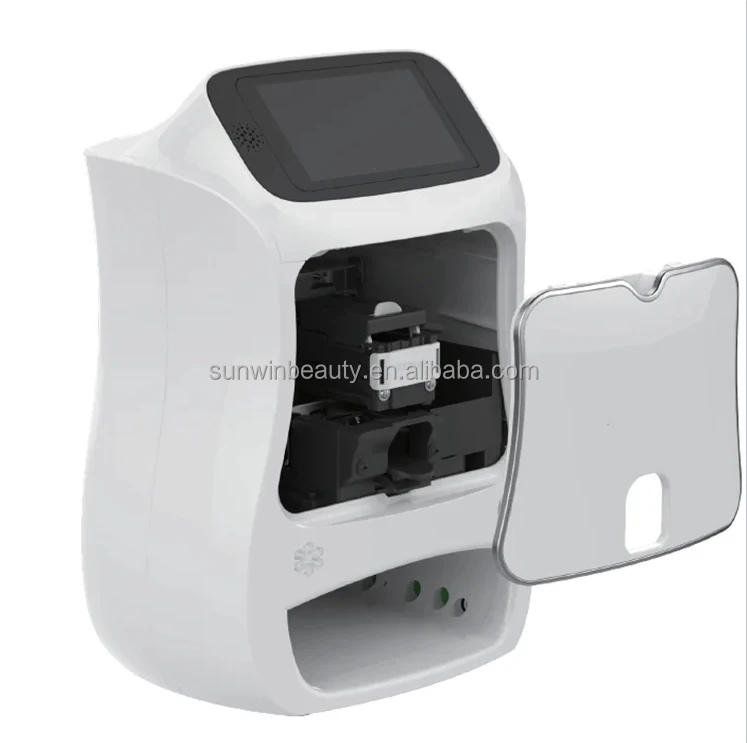 Настольная машинка для рисования ногтей 2 в 1, 1200DPI, оборудование для печати ногтей с УФ-светодиодной лампой для печати на ногтях