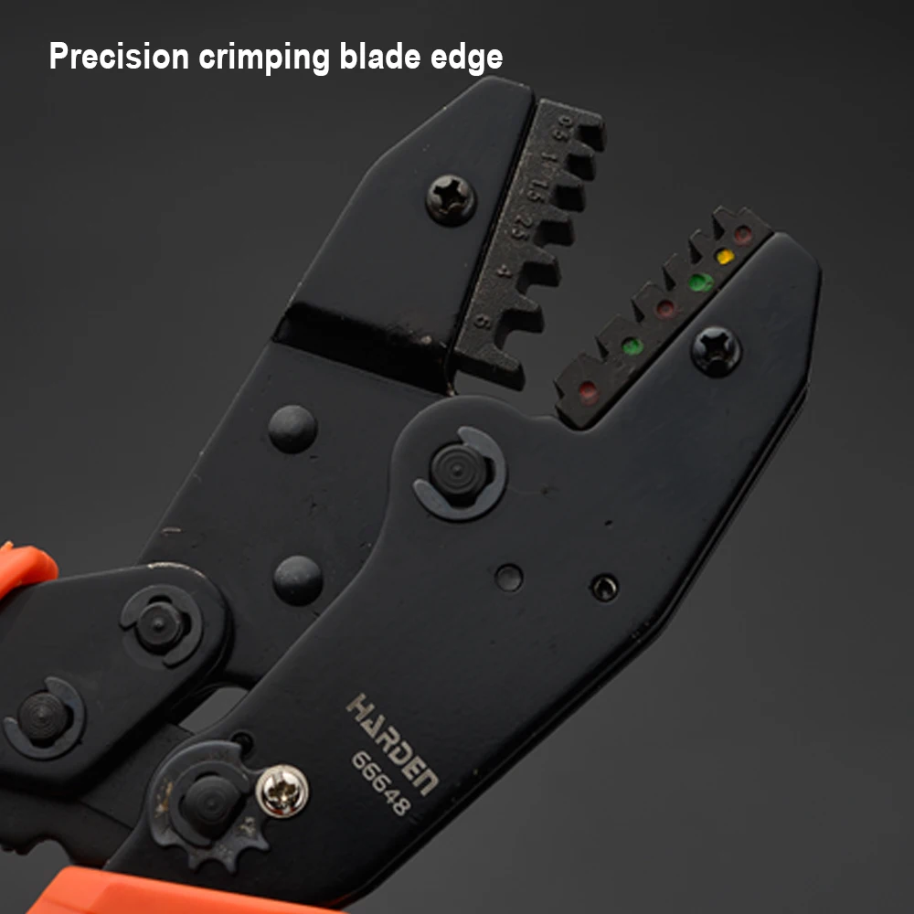 HARDEN 215mm Ratchet Cable Lug Tool Crimping Pliers Wire Terminal Crimper Types Electric Crimping Tool