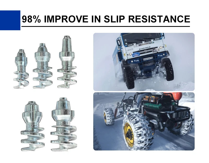 JX Safe Carbide Screw In Tire Studs Ice Racing winter Snow Tire Spikes for Bicycle Boot/Motorcycle/ATV/SUV