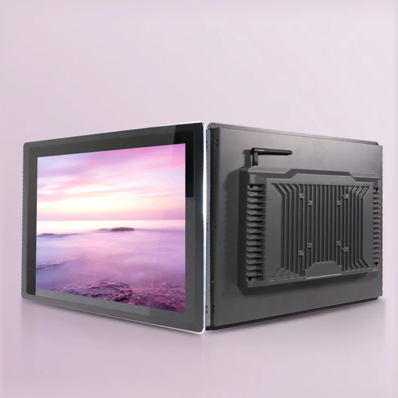 15 17 22 inch industrial touch screen android panel pc 10 points touch screen monitors lcd enclosure new aluminum embedded