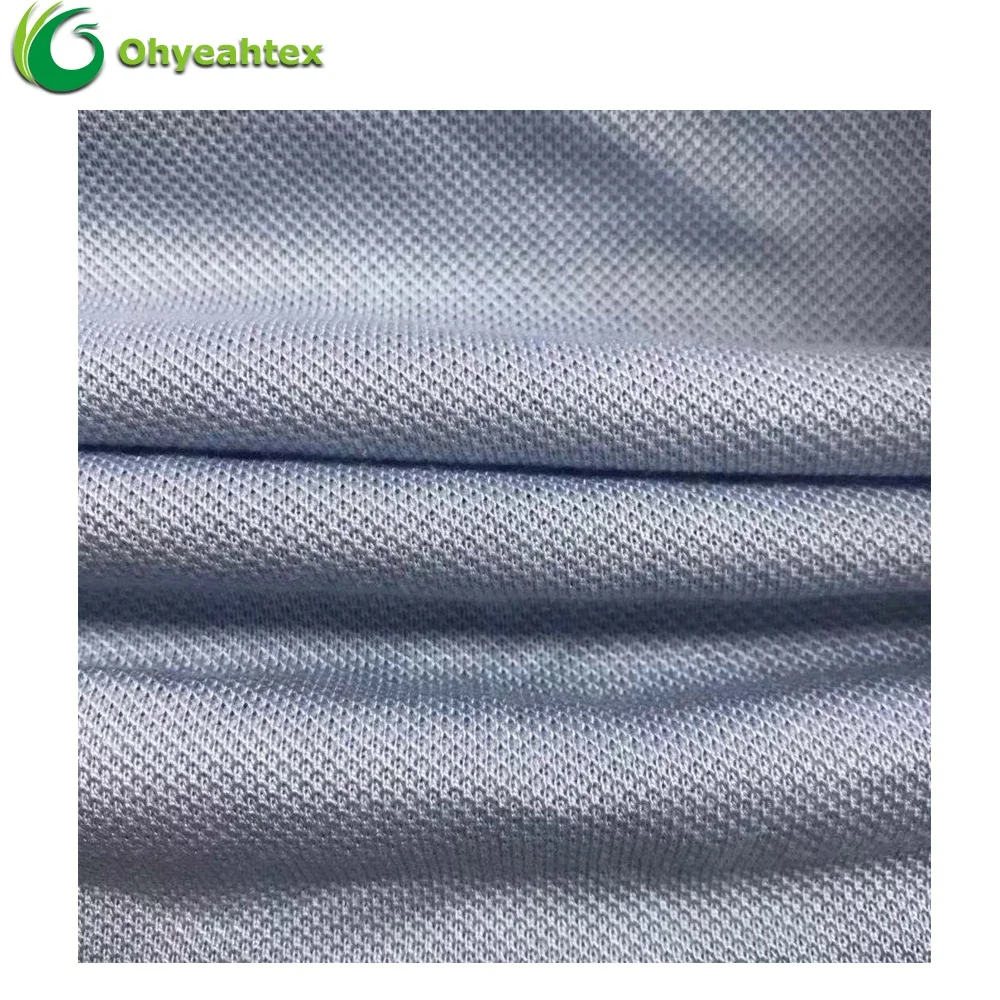 Eco-Friendly Knit Single Pique 70 30 Bamboo Cotton Fabric for Polo Shirt