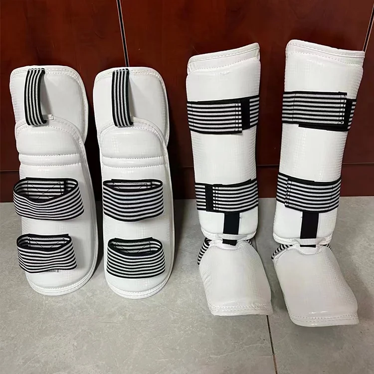 Custom Unisex Eco-Friendly EVA Foam Shin Arm Guards for Karate Taekwondo Featuring Comfortable Instep Guard with Custom Logo