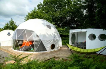 Factory Direct Sale Spherical Sun Room Garden Outdoor Glass House Garden Camping Tent Anti Noise Insulated Dome Gazebo