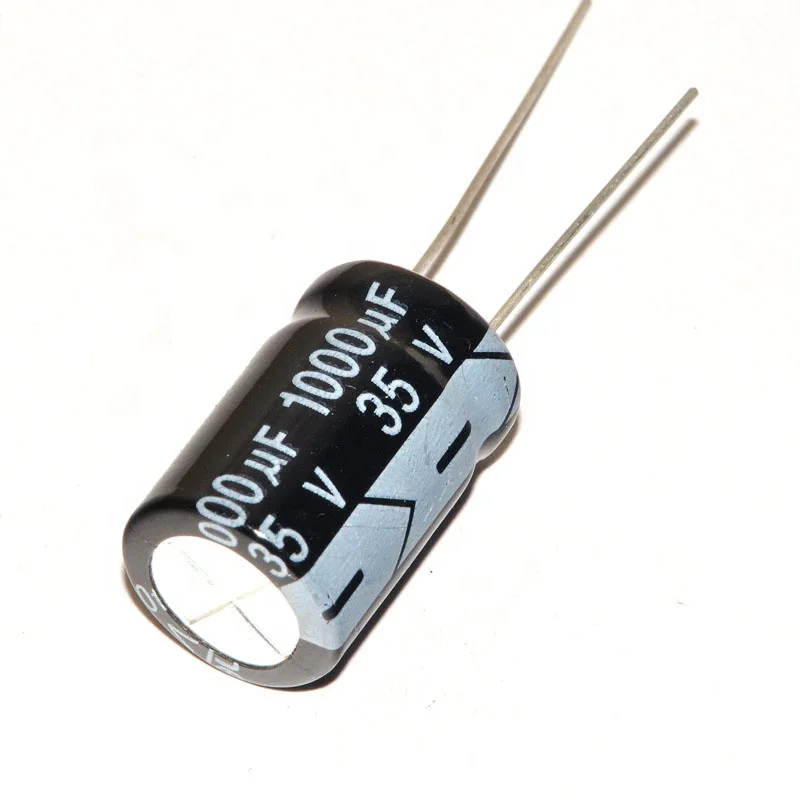china manufacturers aluminum electrolytic 10mm x 20mm 35v 1000uf price list of capacitor  price list of capacitor