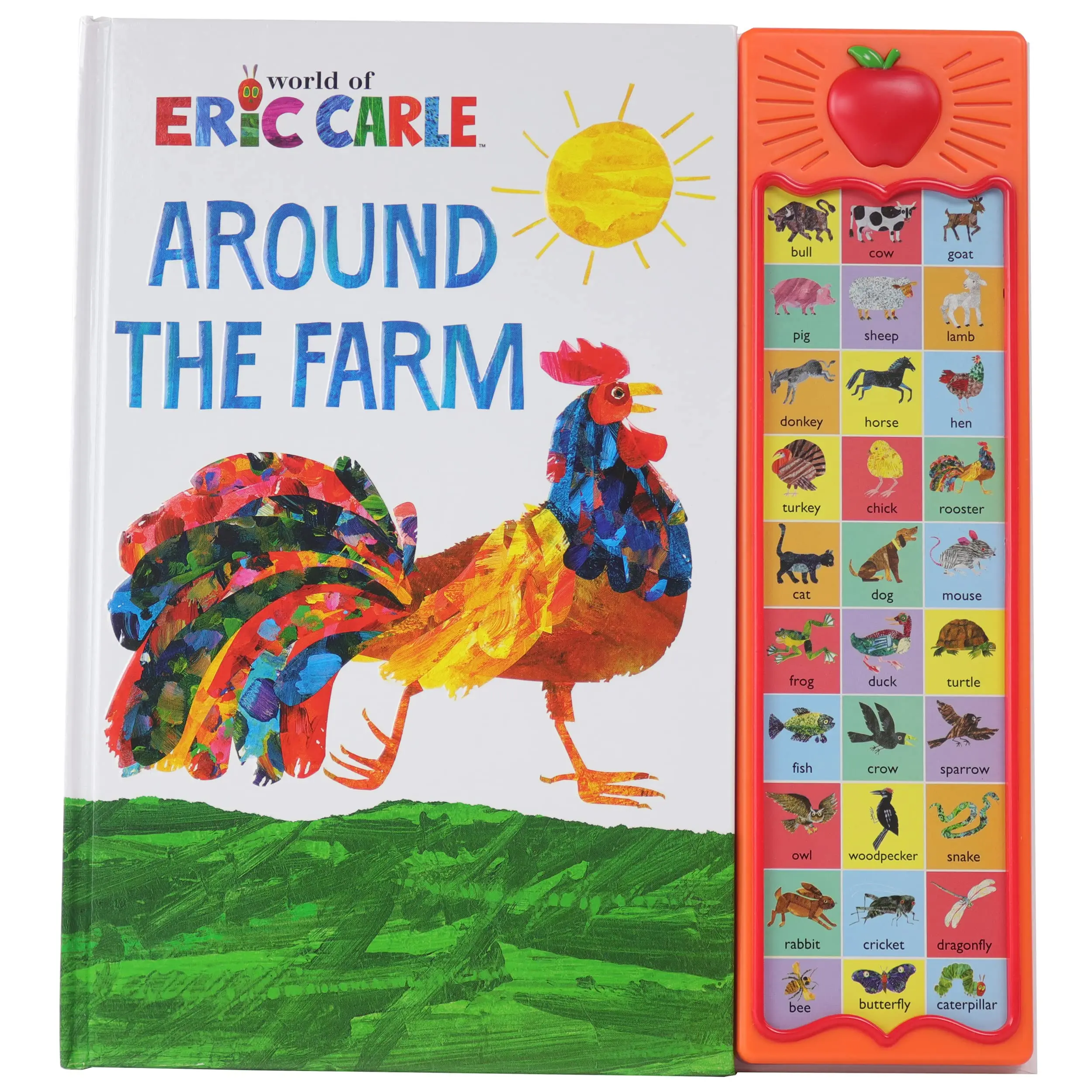 Children Book Factory Price Customized Farm Coloring Music Song Animal Sound Books