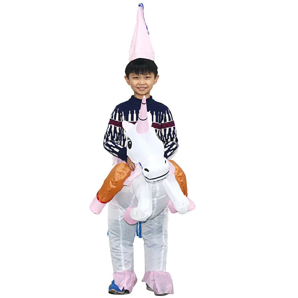  Halloween Inflatable Horse Costume Riding A Unicorn Role Play