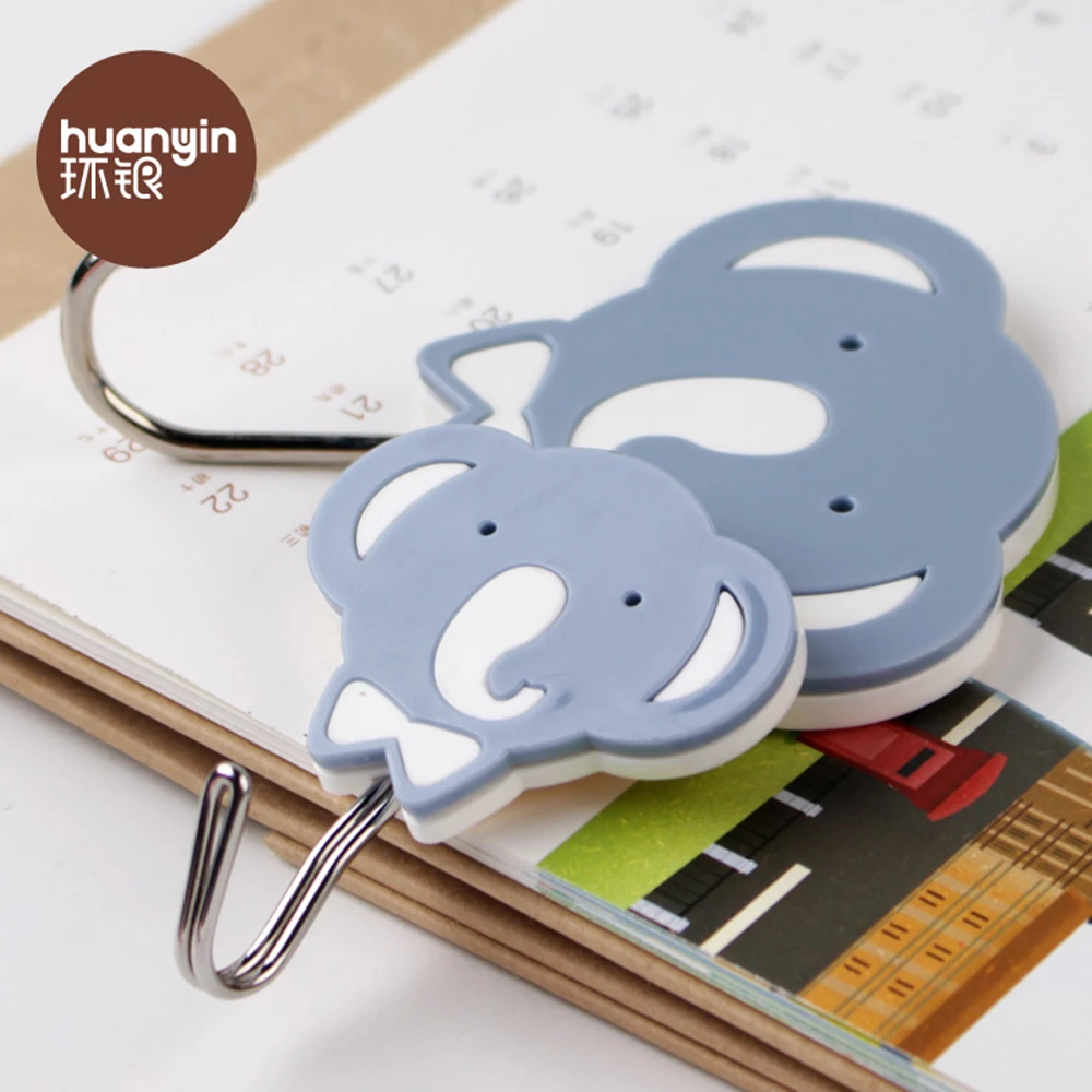 Cartoon elephant vintage wall hook hook for hanging clothes