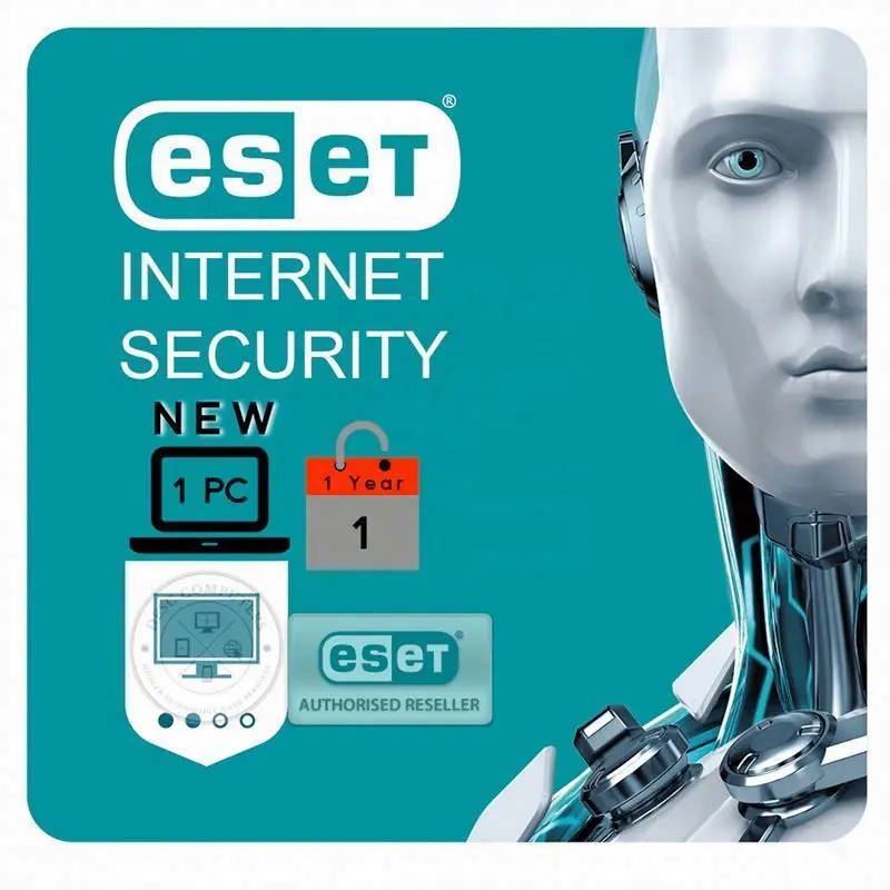ESET ключ Интернет-безопасности 1 шт. год Nod32 лицензионный NOD32 антивирусное программное обеспечение ES