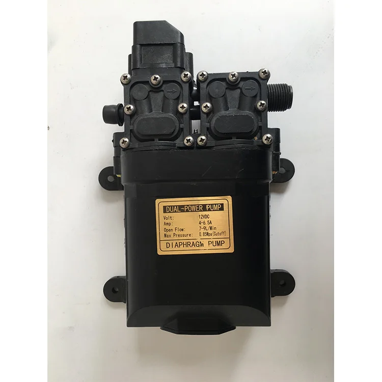 Farmjet 60W 9Lpm High Pressure Pumps Self Priming Pump 900 Psi Auto Start-Stop Booster Pump Diaphragm Pump Double Pumps