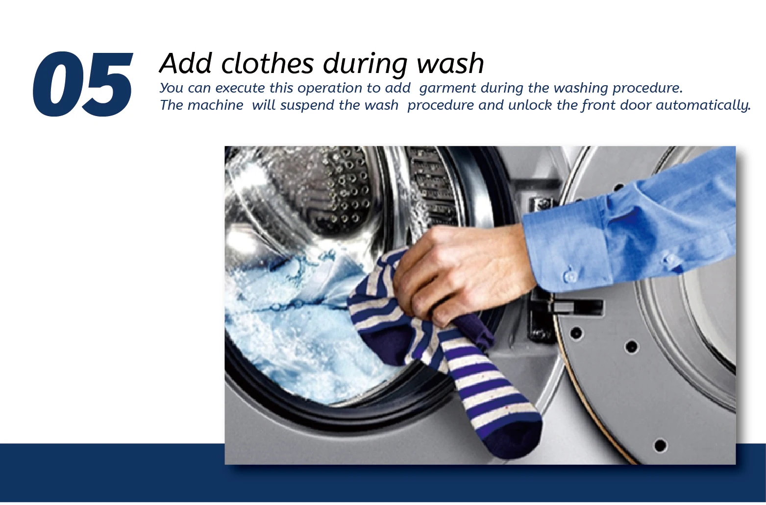 Multi-Colorful Touch Screen Front Loading Variable Frequency Combo Washing Machine and Drying Machines