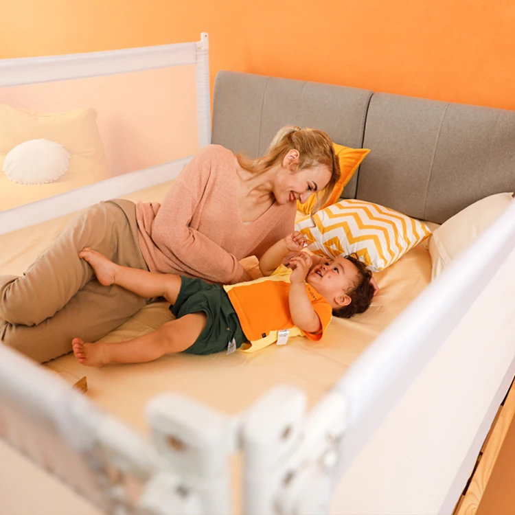 Adjustable Height Bybi Bed Rail For Toddlers, Portable Child Bed Rail Guard For Baby/