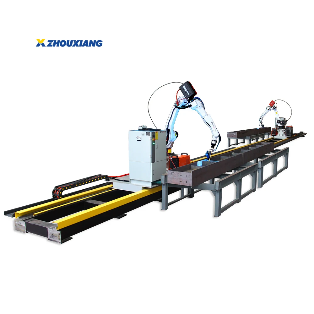 Robotic H-beam And Trailer Chassis Welding Equipment Axis Automatic Welding Robot Arm