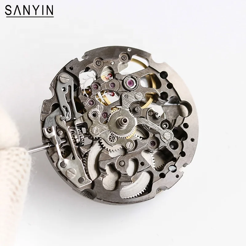 SANYIN Custom Color Modify Mechanical Movement Automatic 8N24 Watch Movement Japan Movement