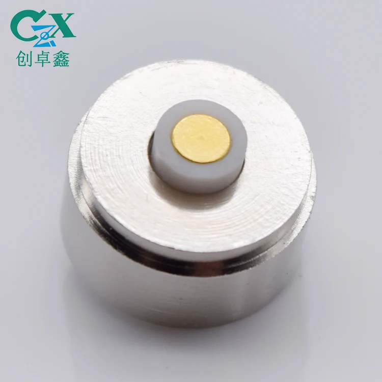 Customized 10a-15a large current waterproof 2pin circular magnet connector