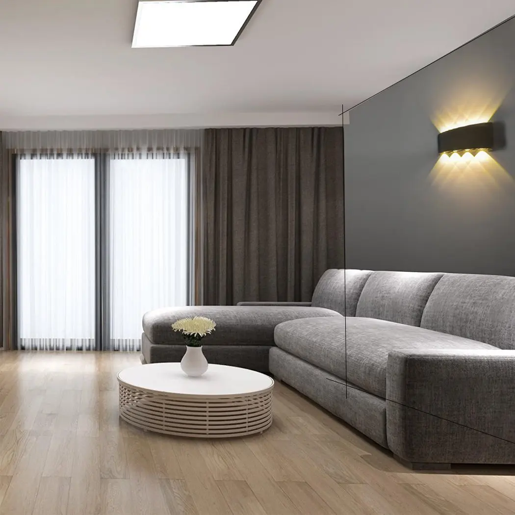 12W Waterproof Modern LED Wall Lamp Aluminum Modern Wall Sconce Wall Lights for Home Bracket Light Plastic 90 20 80 Indoor 300