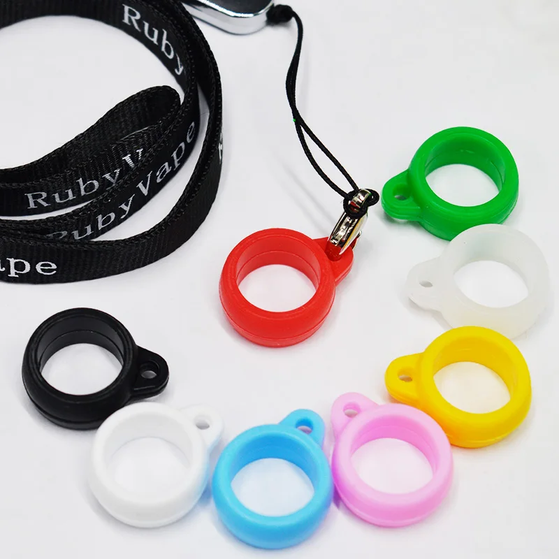 
Small size vape pen band ring 13mm diameters necklace hook ring decorate rubber vape ring 