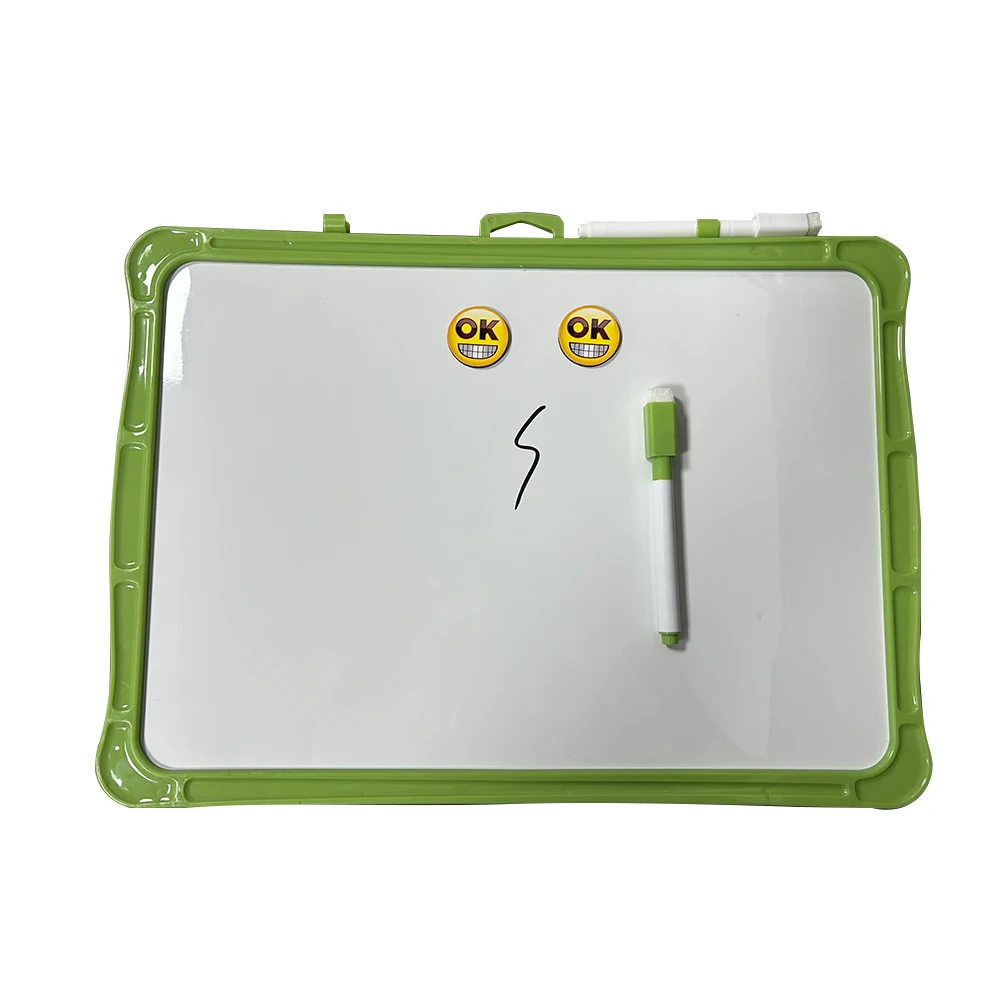 Factory Selling Desktop White Board Custom Black White Double Sided Magnetic Whiteboard