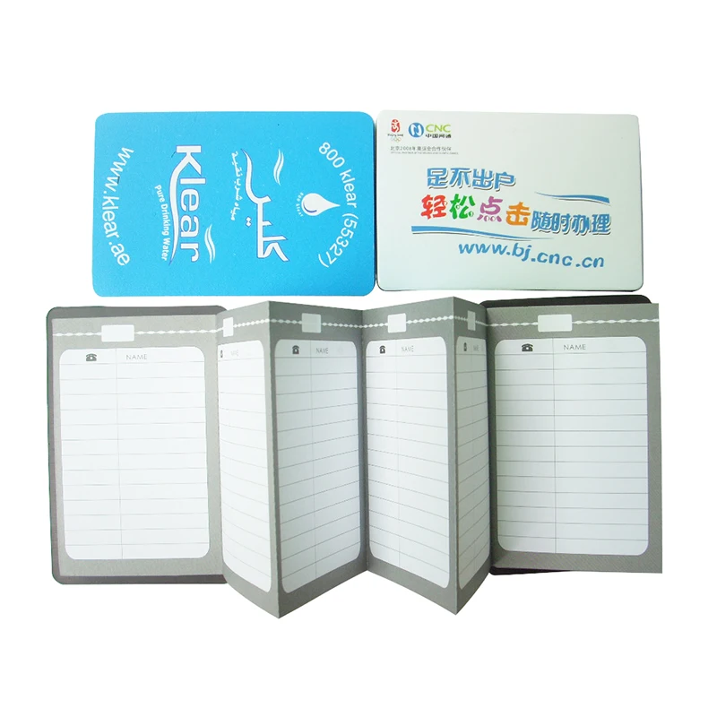 Hot selling folding magnetic phone book wholesale magnet telephone book
