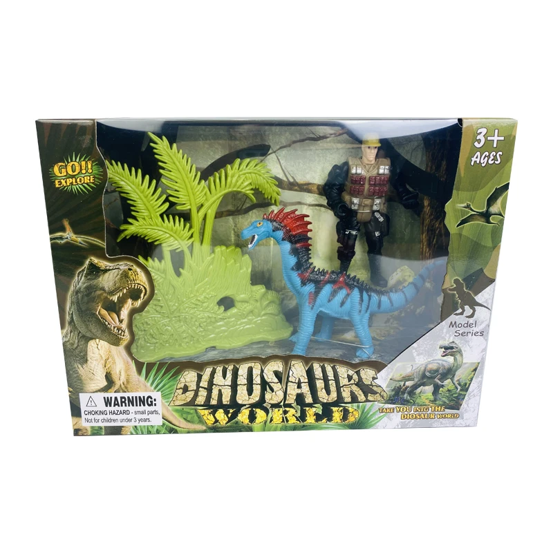 Kids Role Play Wholesale Hard Plastic Dinosaur Model Action Figure Toys