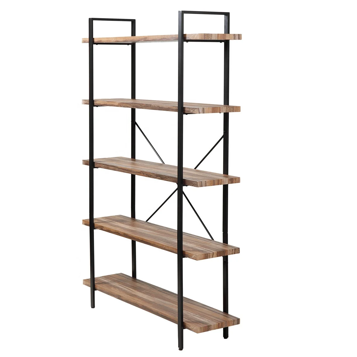 Adjustable Easy woodiness 5 Layers Shelf Family storage rack iron Shelves storage rack shelve